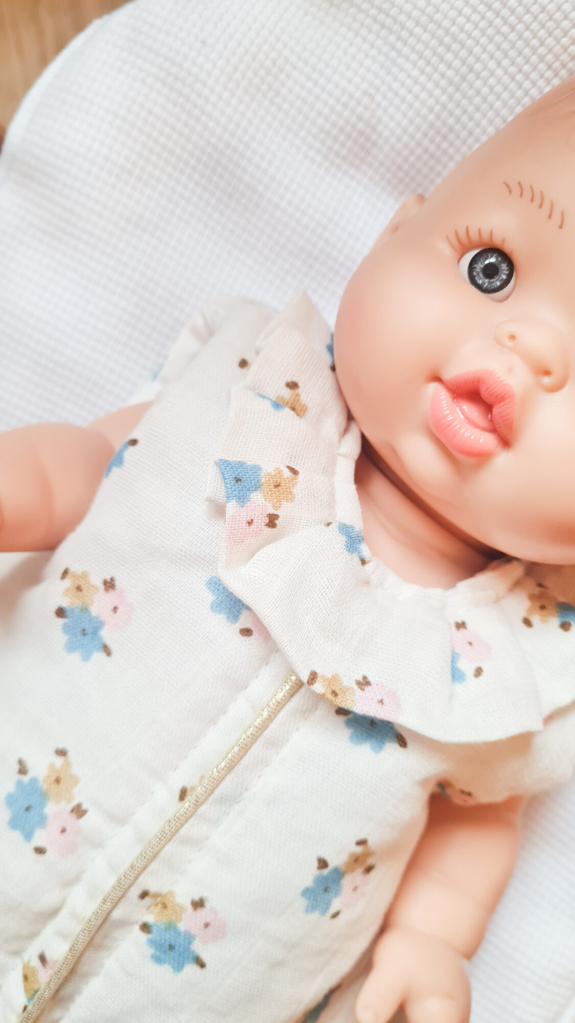 Turbulette Gigoteuse pour poupée - FLOWERS – Image 3