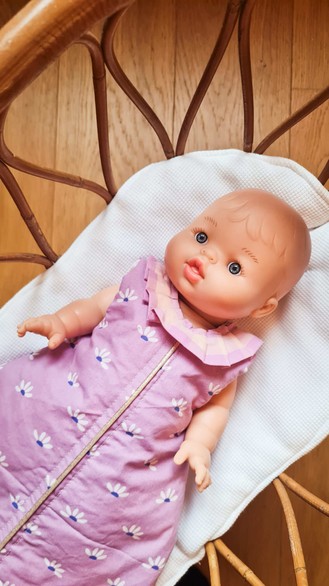 Turbulette Gigoteuse pour poupée - VIOLINE – Image 2