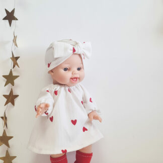 Tenue pour POUPÉE 34CM - CŒUR