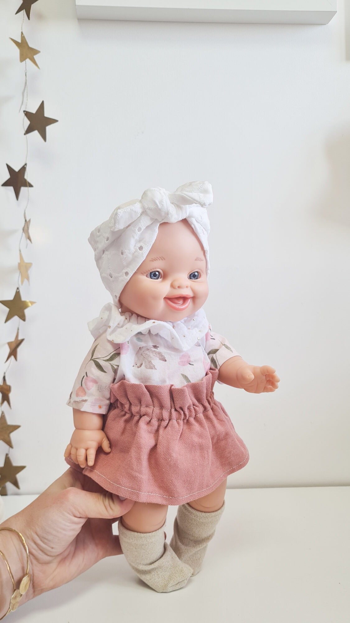 Tenue pour POUPÉE 34CM - VIEUX ROSE