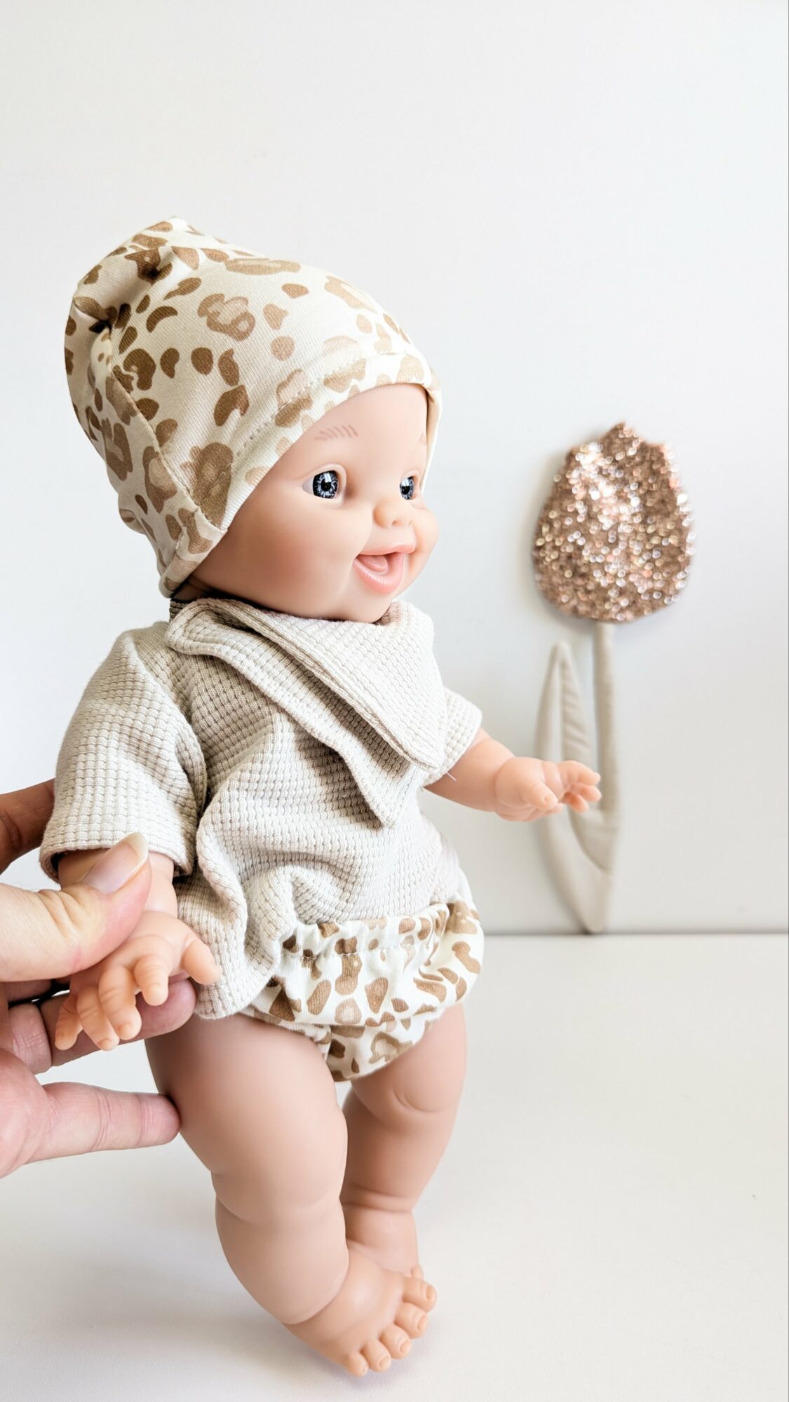 Tenue Poupée garçon- GRAOU beige – Image 2