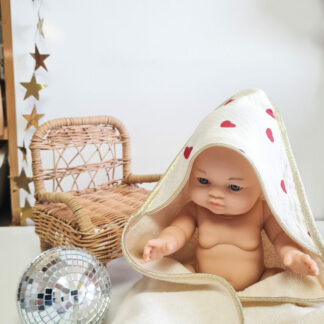 Coffret de bain pour poupée COEUR