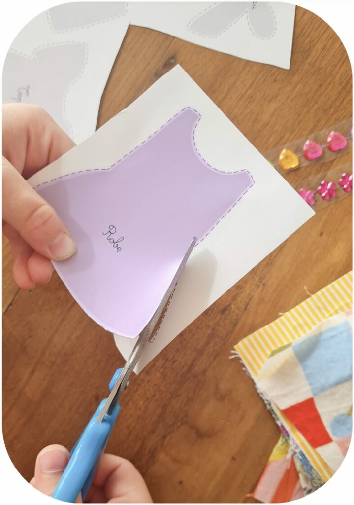 Lily la Moustache step-by-step tutorials Step 1