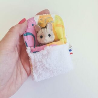 Mini Lit + petit malin chat vintage chiné