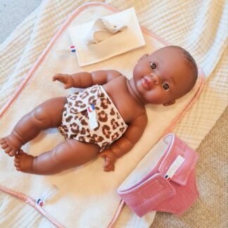 Coffret change poupée 34cm LEO ROSE