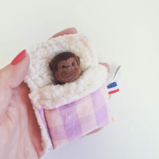 Mini Lit + petit malin chat vintage chiné