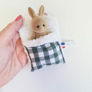 Mini Lit + petit malin lapin vintage chiné -