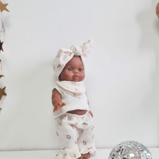 Tenue poupée 34cm cœur CERISE