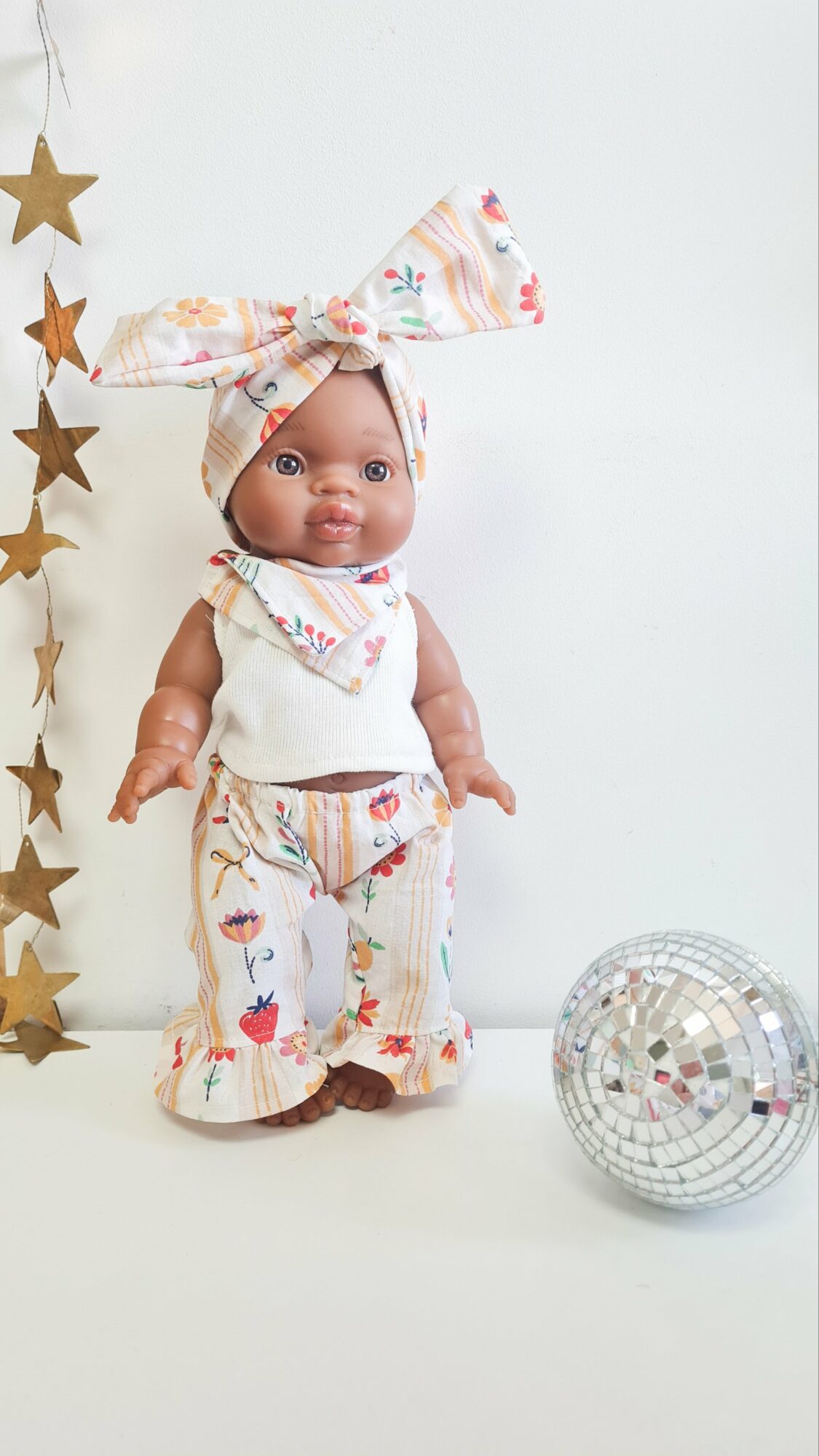 Tenue poupée 34cm - FLORAL – Image 6