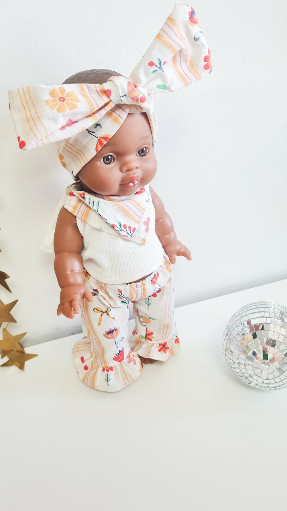 Tenue poupée 34cm - FLORAL – Image 3