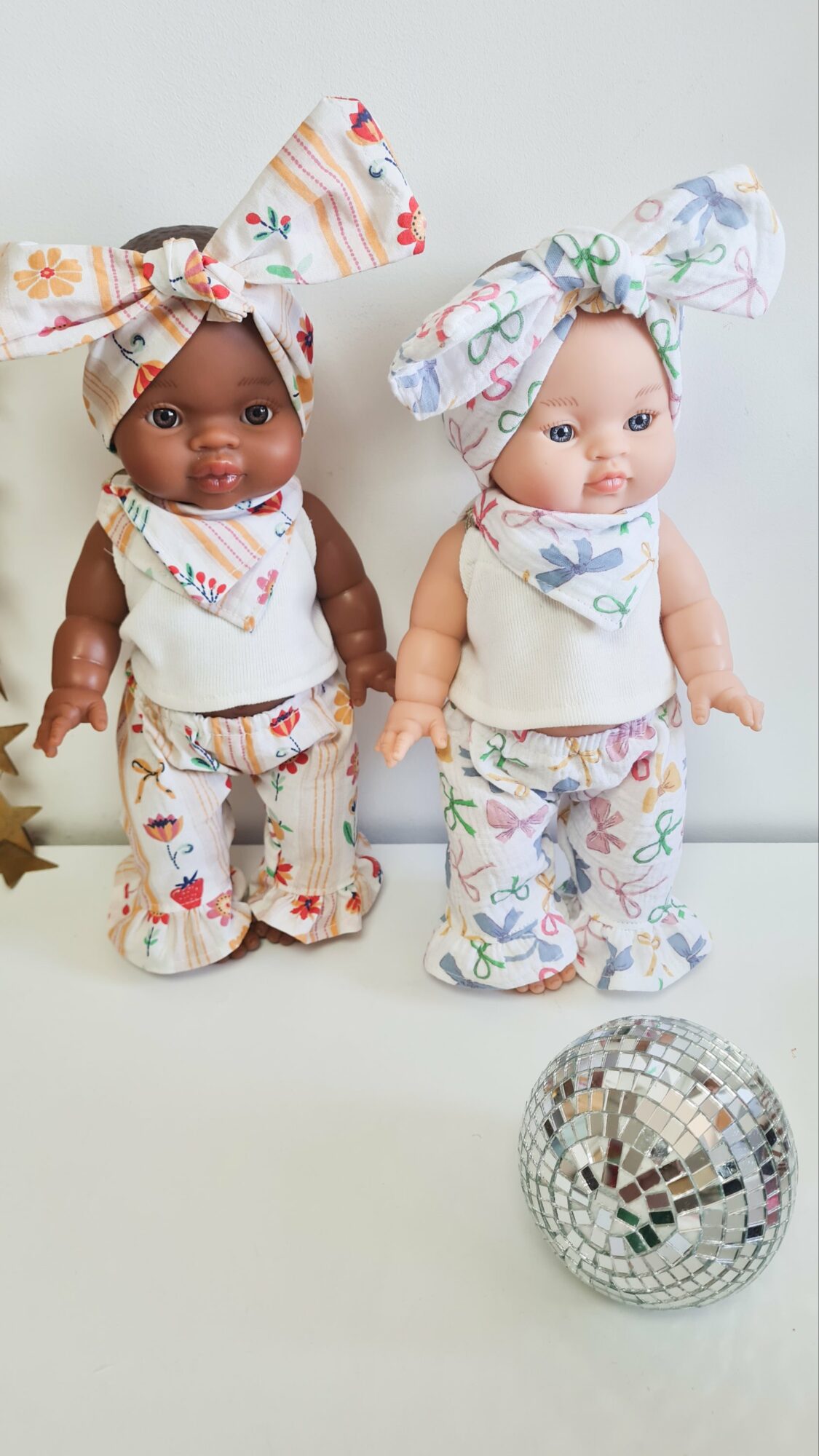 Tenue poupée 34cm - FLORAL – Image 2