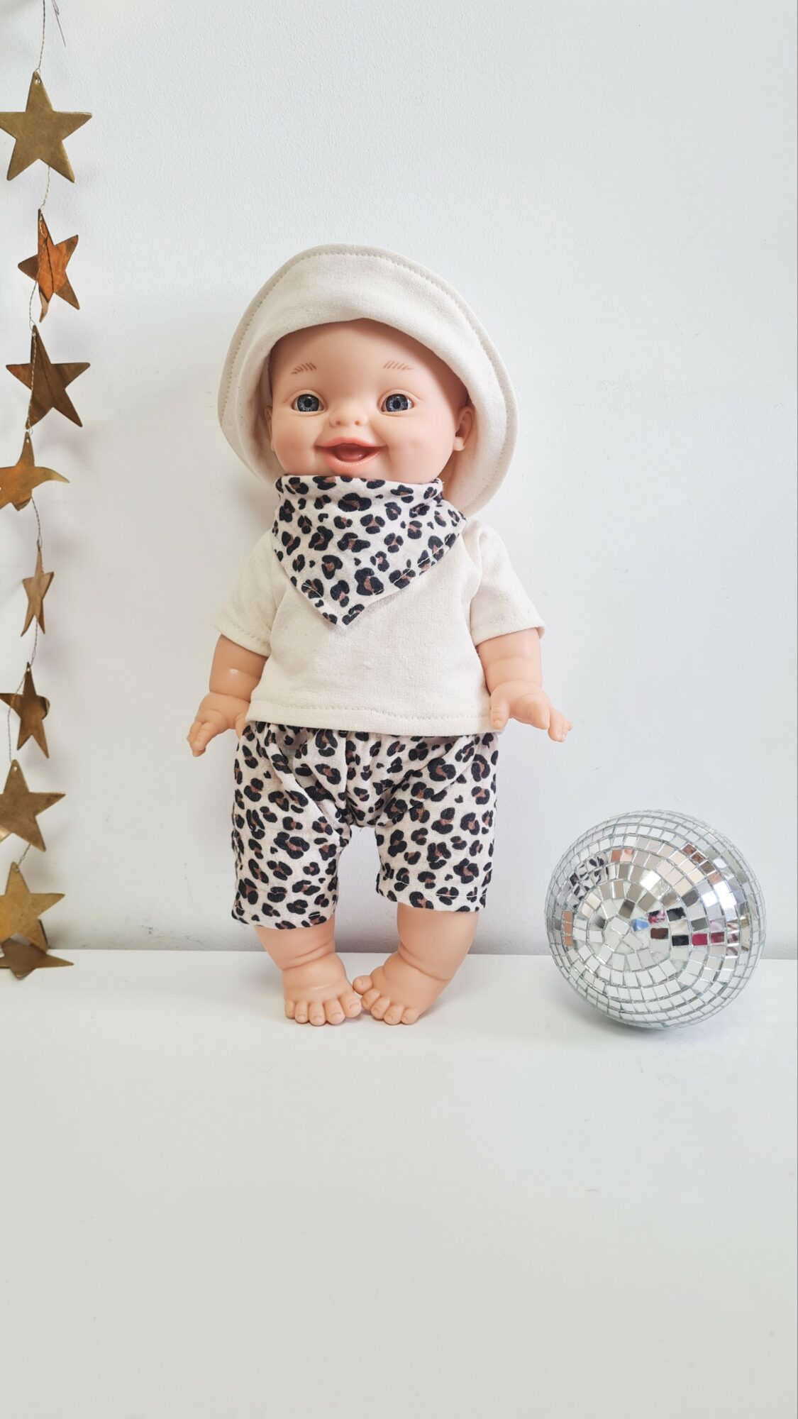 Tenue poupée garçon 34cm- LEOPARDO – Image 4