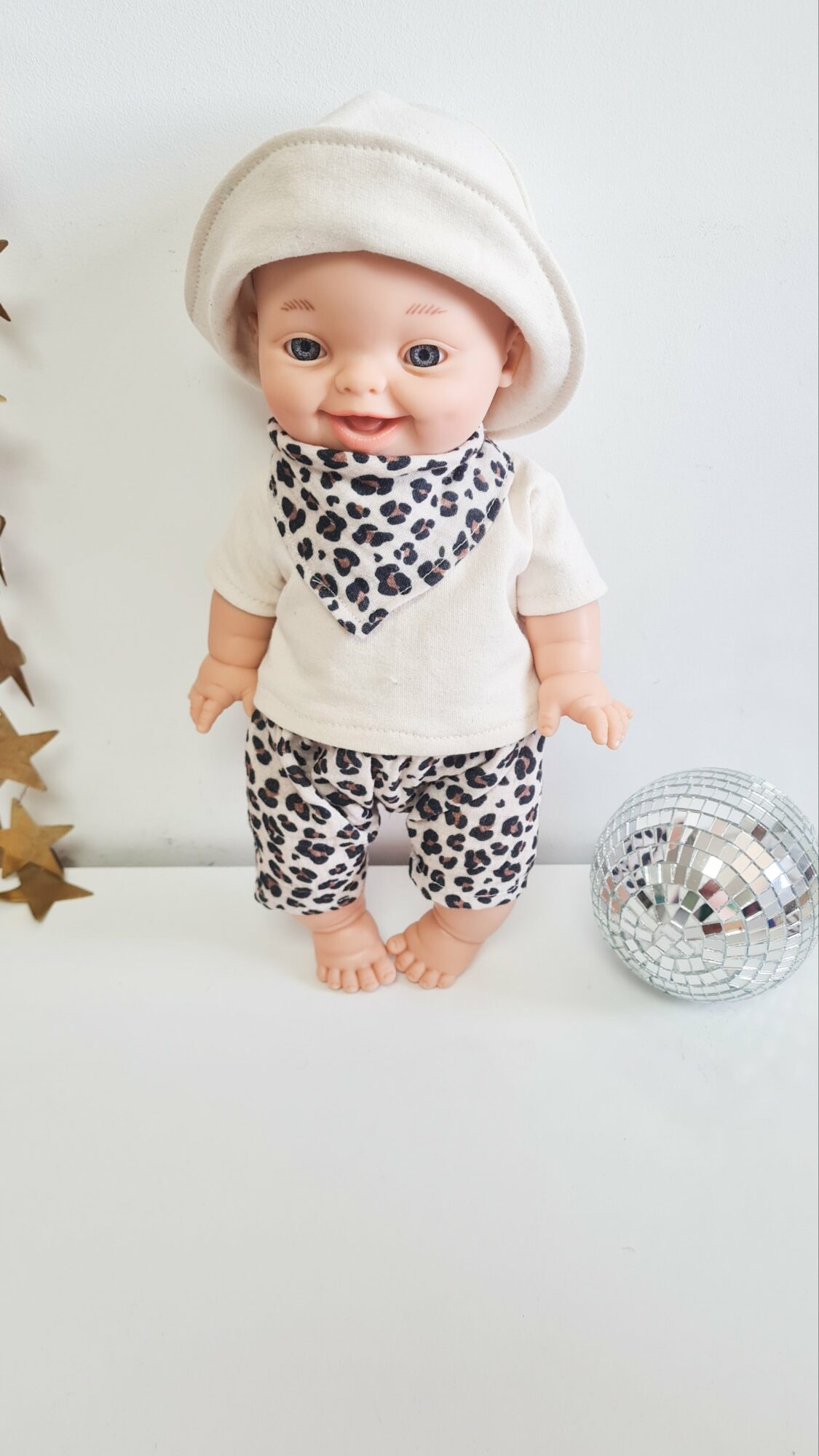 Tenue poupée garçon 34cm- LEOPARDO – Image 3