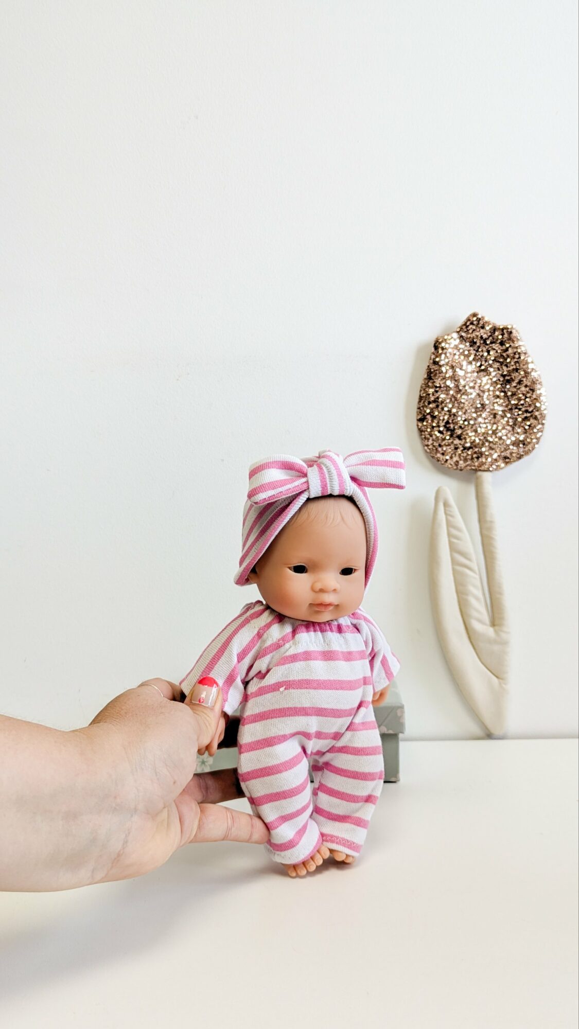Tenue poupée 21cm - COMBI ROSE