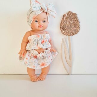 Tenue Poupée été - FLEURS