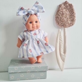 Tenue poupée 21cm - Robe sezane