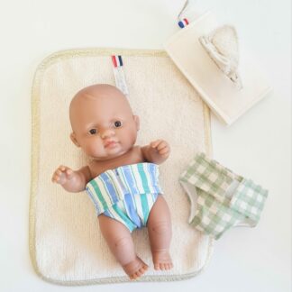 Coffret change poupée MINUS 21cm - RAYURES