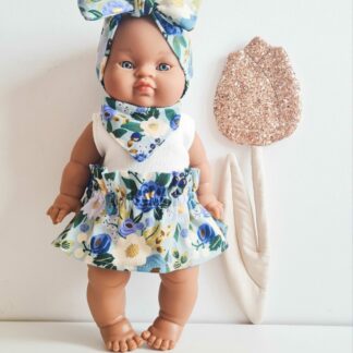 Tenue poupée 34cm RIFLE BLUE