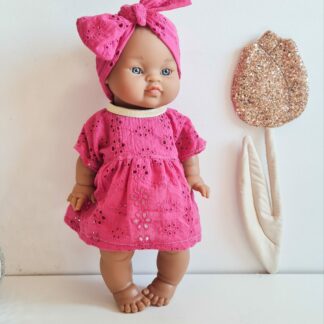 Tenue Poupée Robe - FUSCHIA