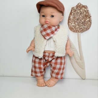 Tenue poupée garçon 34cm- ECUREUIL