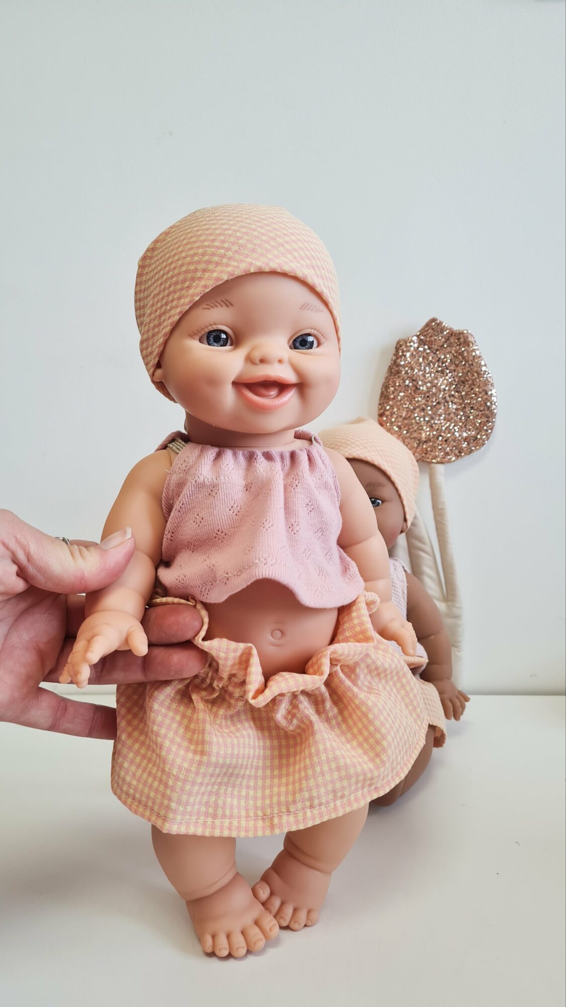 Tenue poupée 34cm - ABRICOT