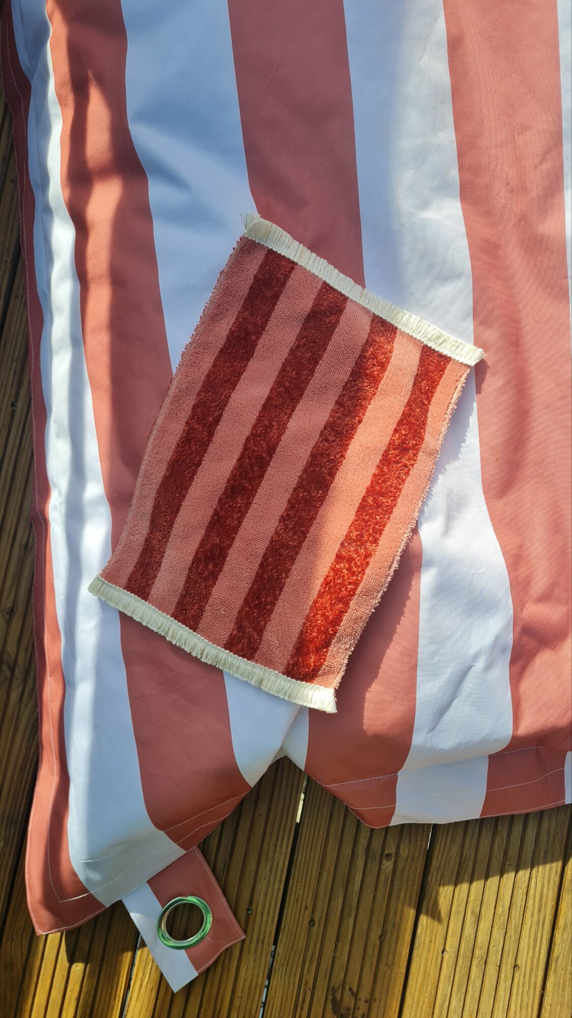 Serviette Plage rayures