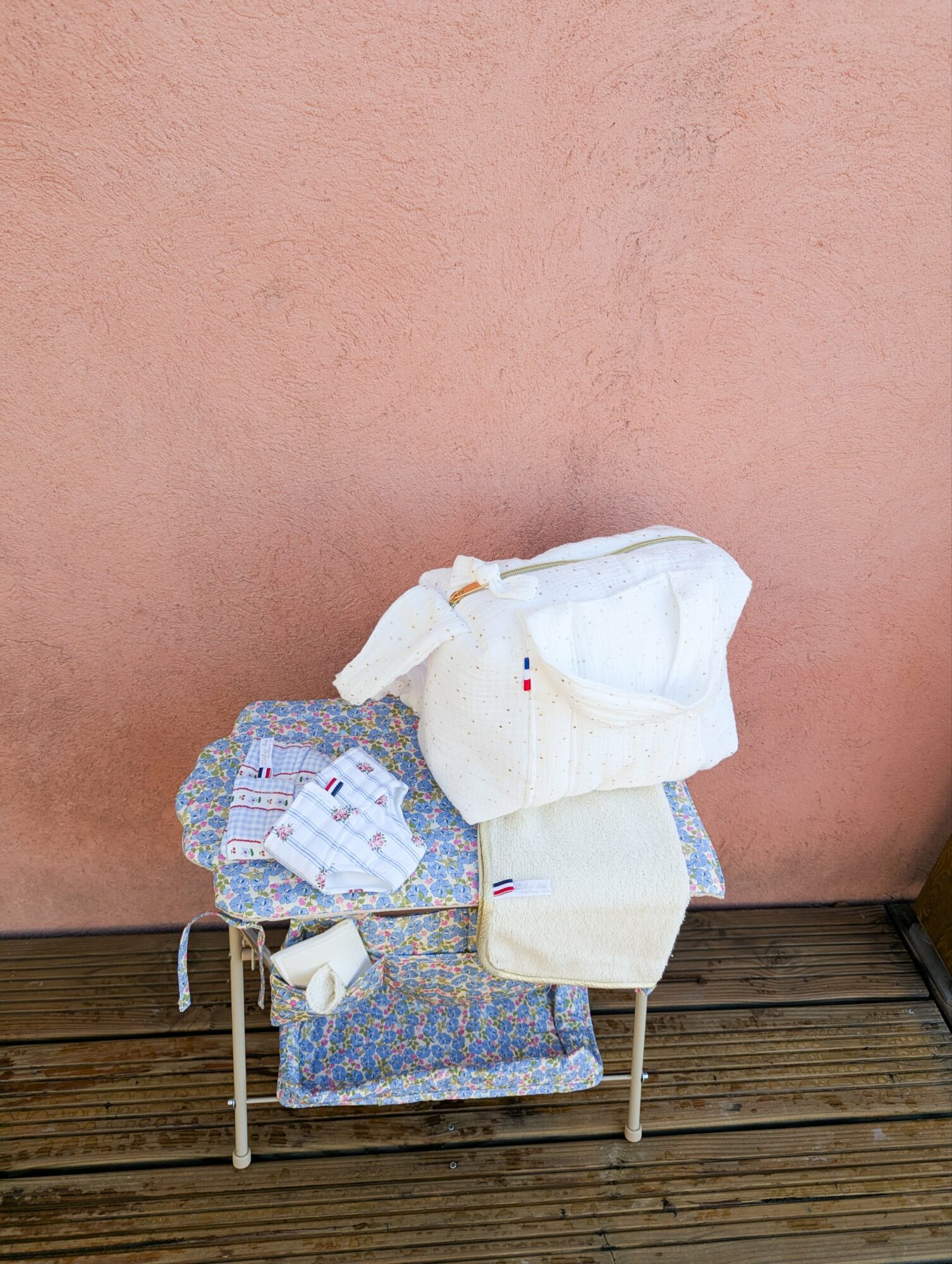 Sac à Langer pour poupée - Double Gaze Blanche – Image 4