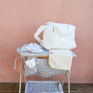 Sac à Langer pour poupée - Double Gaze Blanche