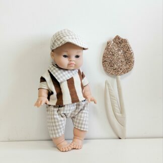 Tenue poupée garçon 34cm- BEIGE