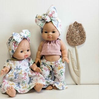 Tenue Poupée Robe - au choix NOEUDS Pants