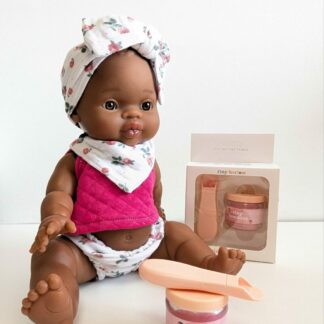 Petit pot de à la fraise pour Poupée