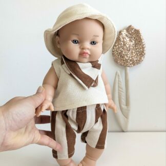 Tenue poupée garçon 34cm- ÉCUREUIL