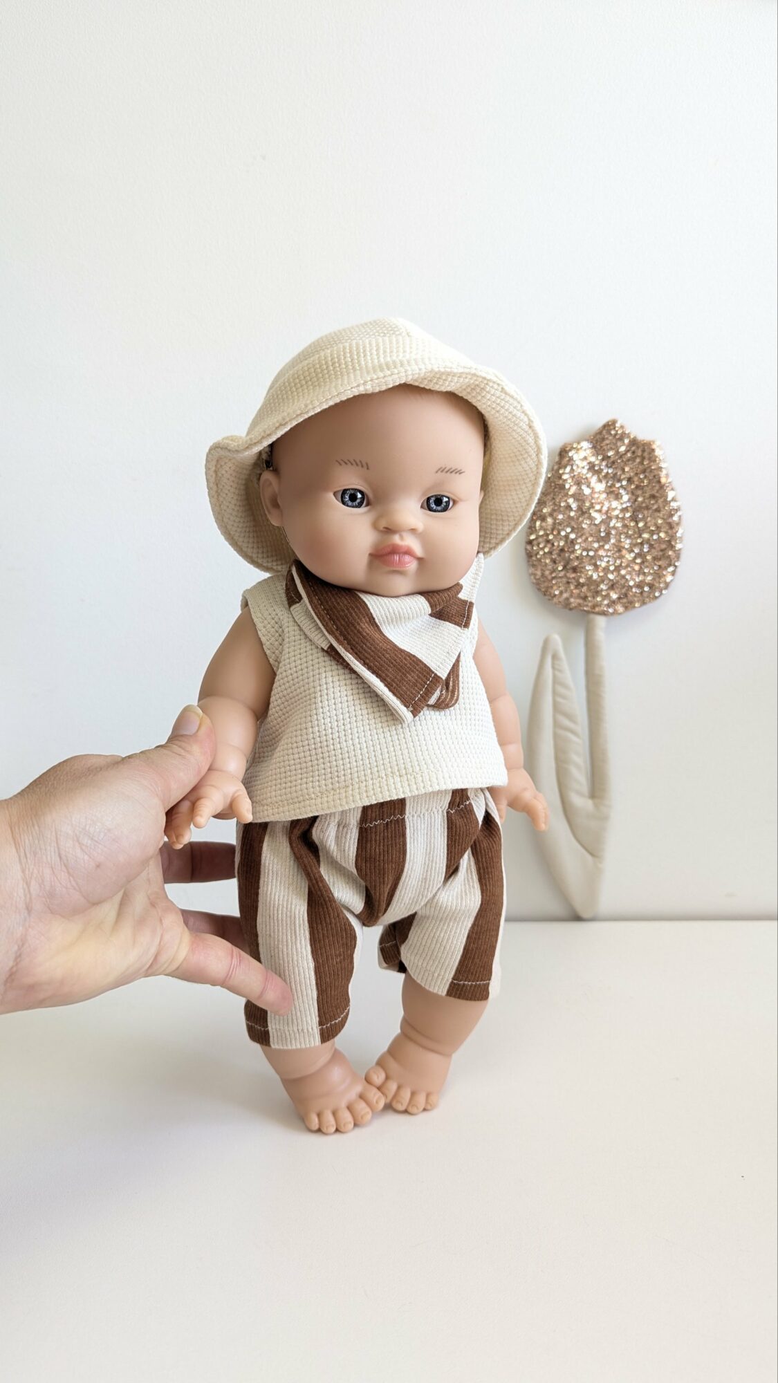 Tenue poupée garçon 34cm- ÉCUREUIL