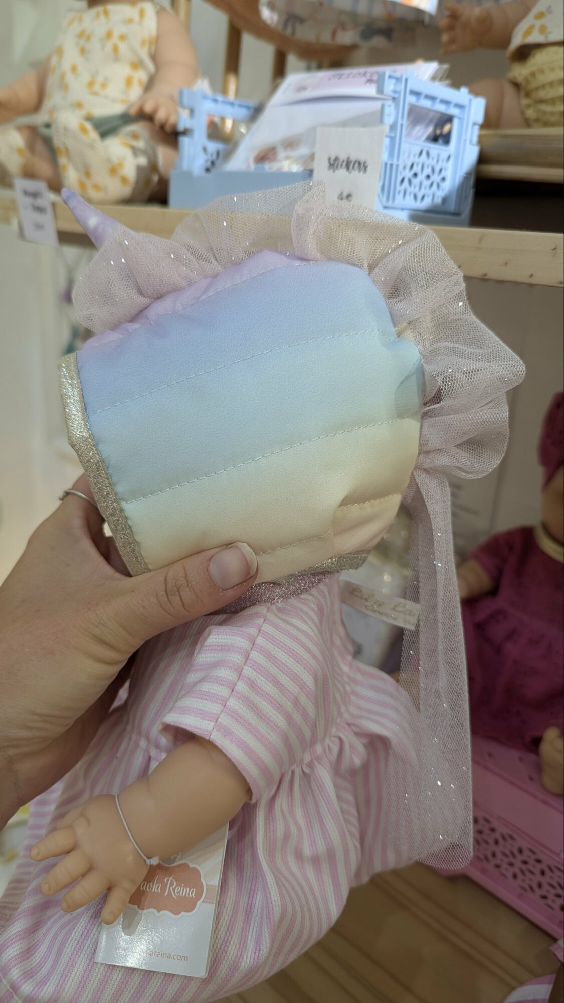 RESERVEE Déguisement pour POUPÉE 34CM - LICORNE – Image 3