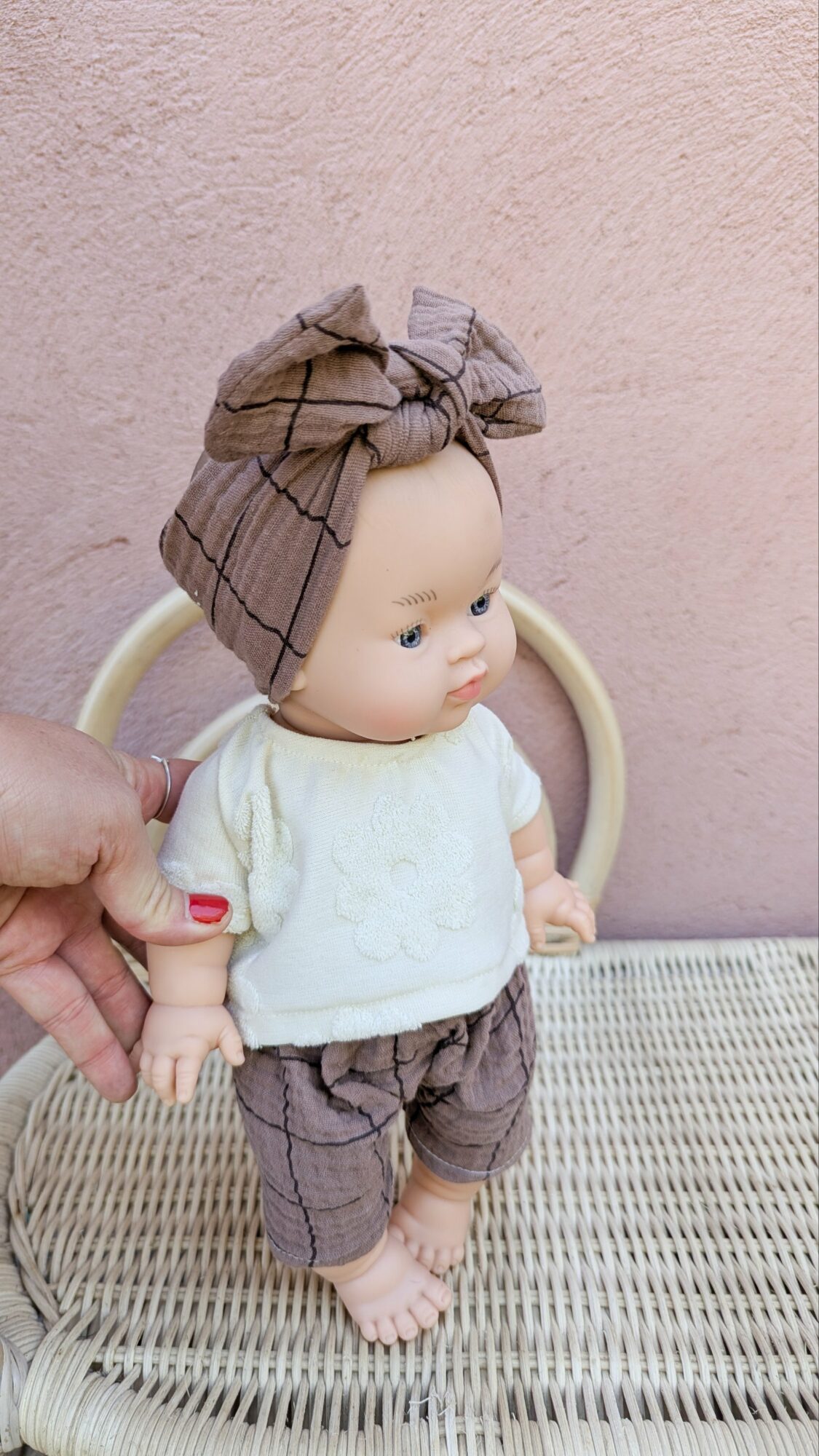 Tenue poupée 34cm - Short CHOCOLAT – Image 3