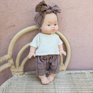 Tenue poupée 34cm - Short CHOCOLAT