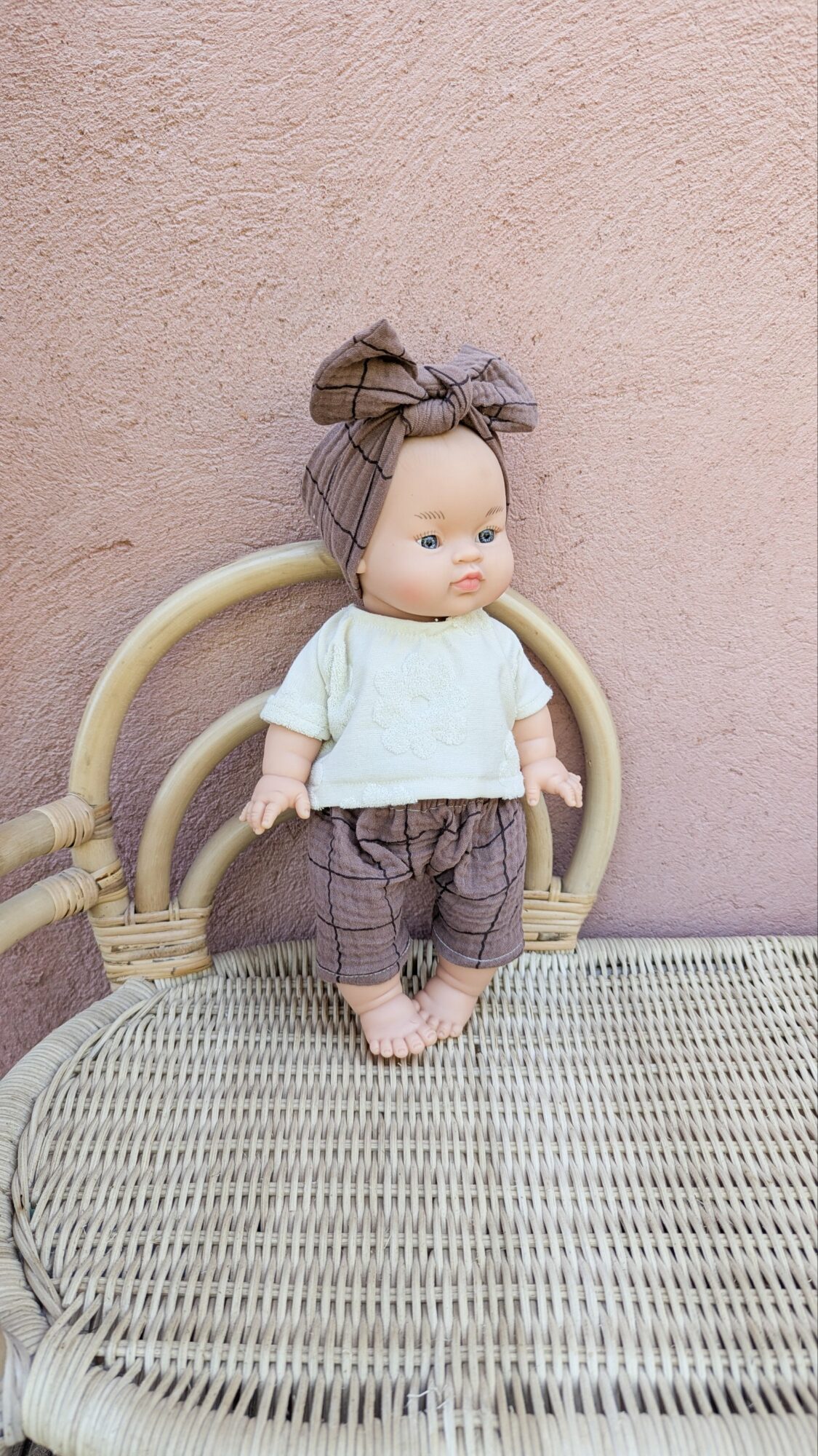 Tenue poupée 34cm - Short CHOCOLAT