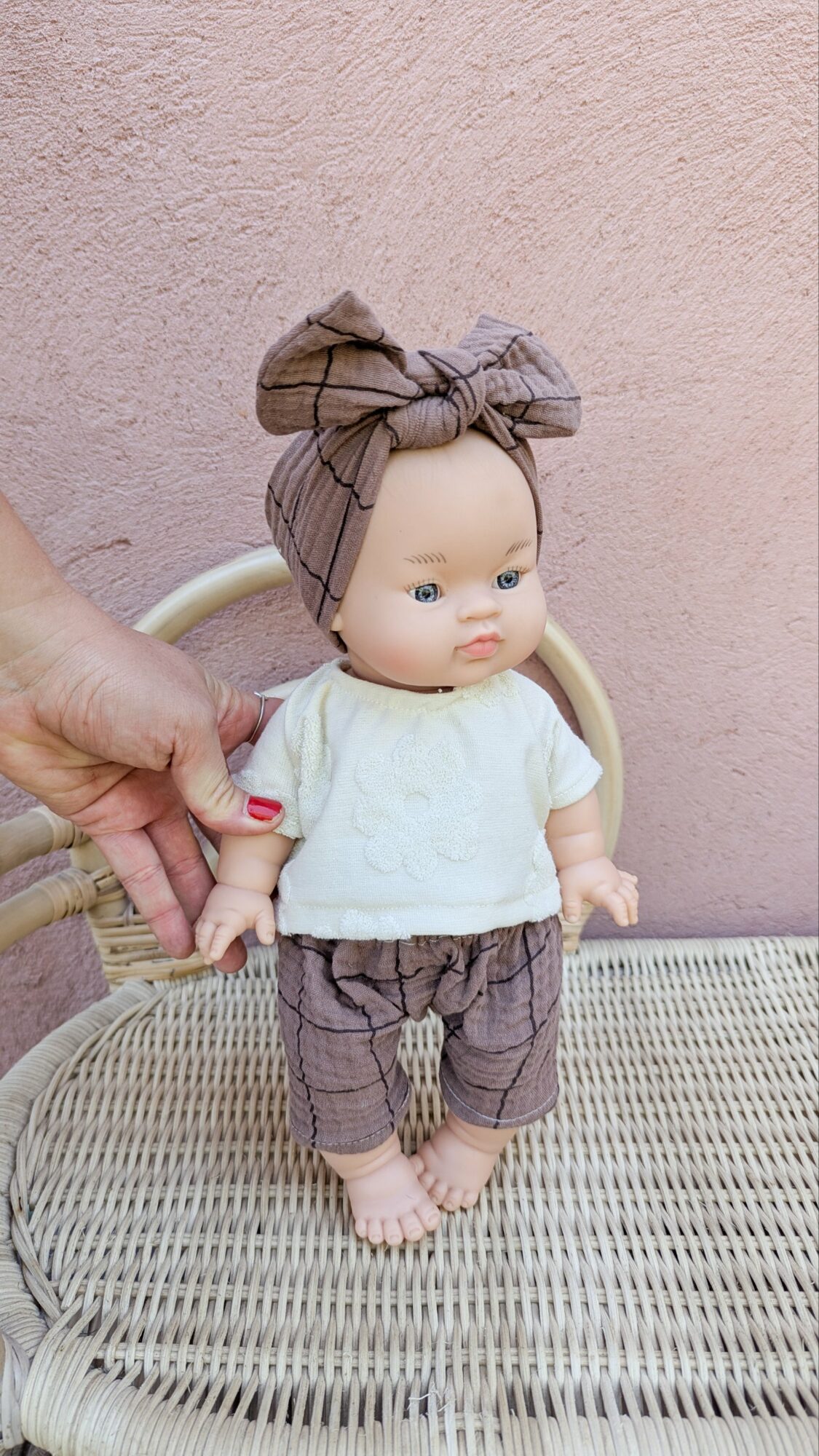 Tenue poupée 34cm - Short CHOCOLAT – Image 4