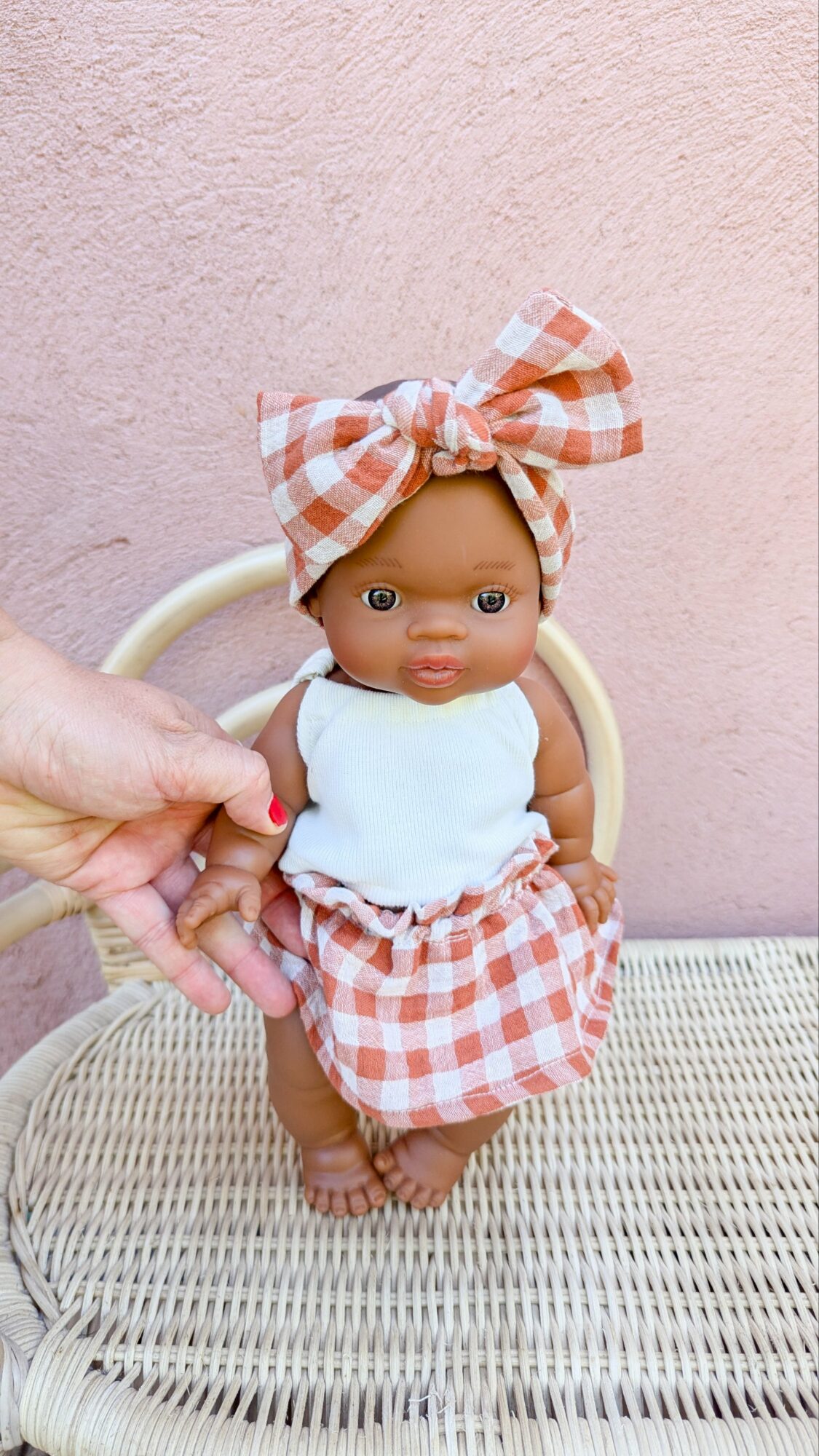 Tenue poupée 34cm - JUPE ROUILLE – Image 2