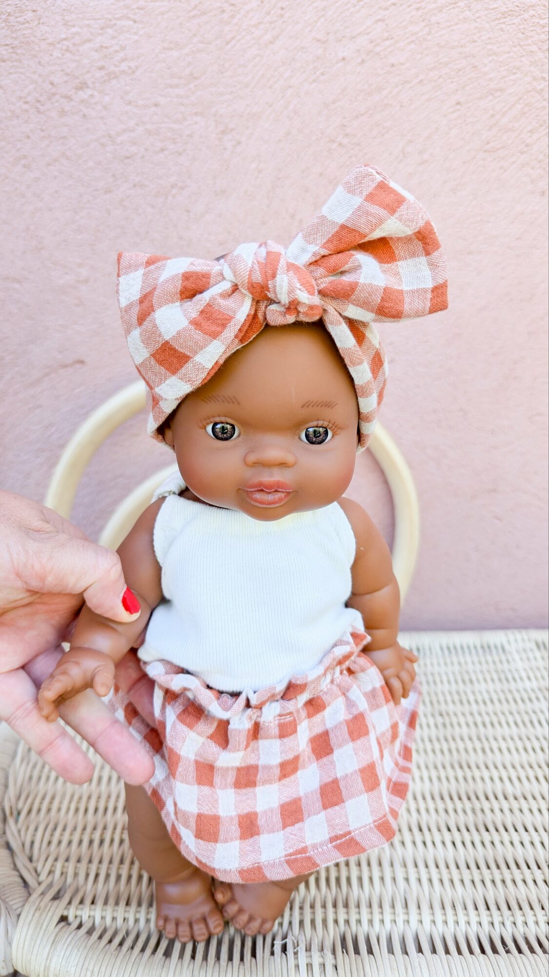 Tenue poupée 34cm - JUPE ROUILLE – Image 3
