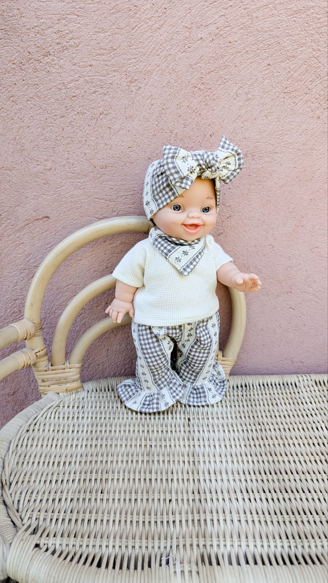Tenue poupée 34cm - ANÉMONE pantalon