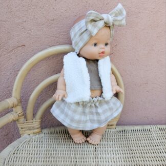 Tenue poupée 34cm - BEIGE