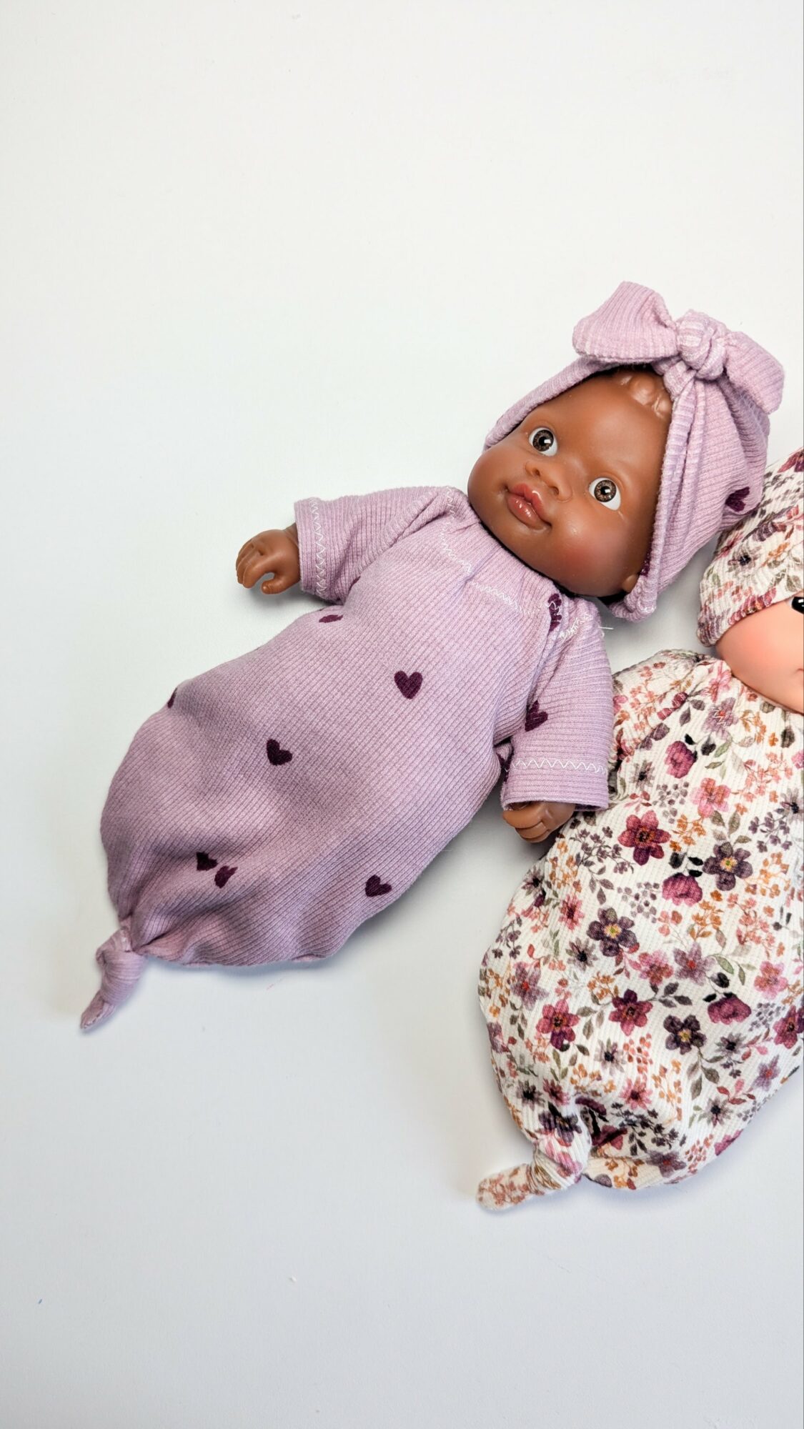 Tenue 21cm - Gigoteuse nouée - au choix MAUVE – Image 2