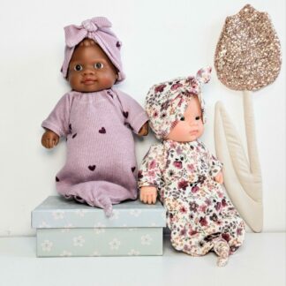 Tenue 21cm - Gigoteuse nouée - au choix MAUVE