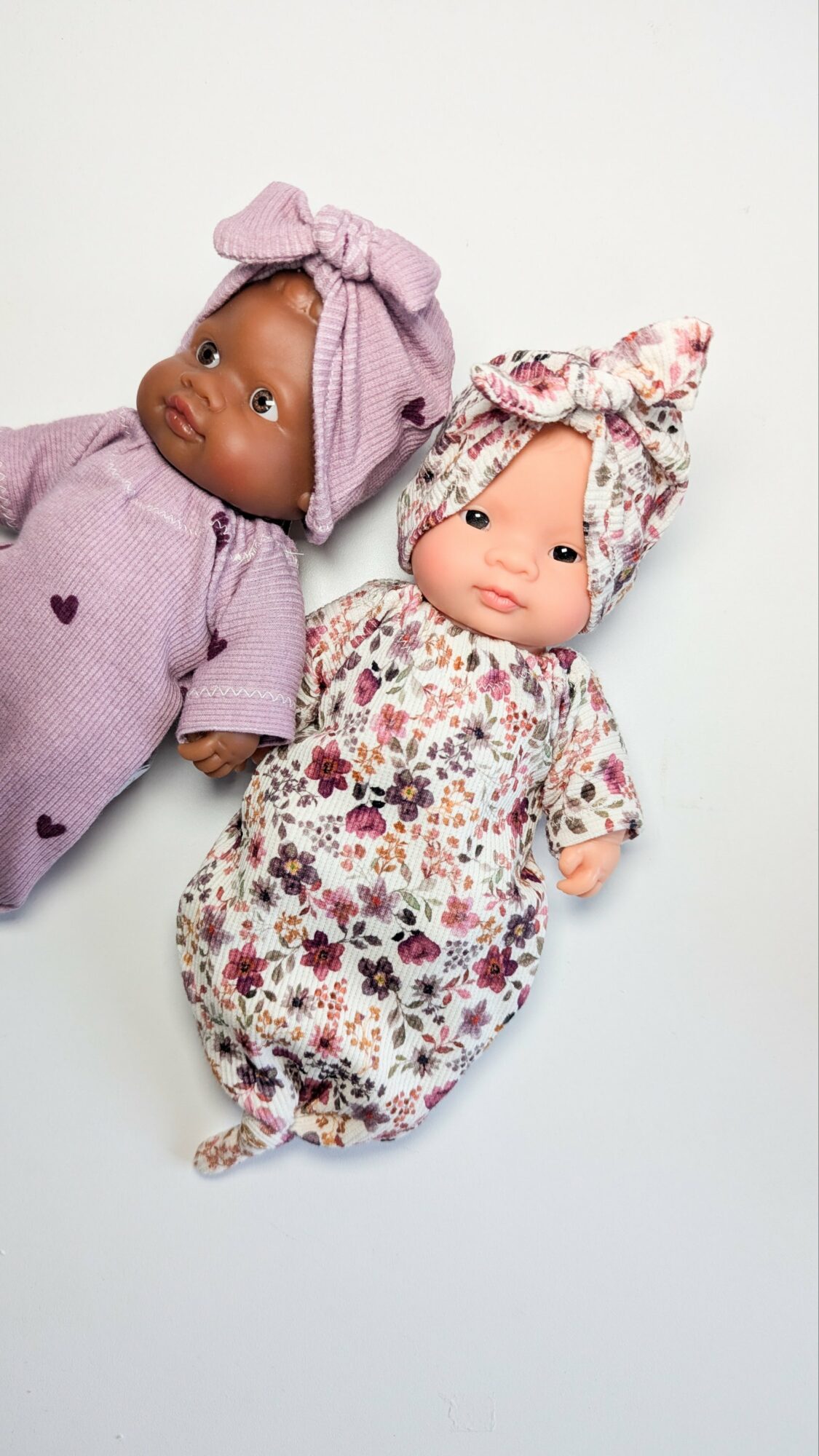Tenue 21cm - Gigoteuse nouée - au choix MAUVE – Image 3
